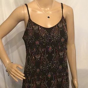 NFC 721 Women’s Straps Beads Multi Dress SZ S
